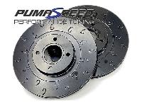 Pumaspeed Fiesta Mk7 302mm Front Brake Discs - Discs Only