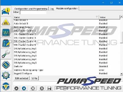 Pumaspeed Ford OBD Configuration