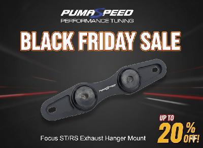 PUMASPEED RACING DOWNPIPE BRACKET FOR FOCUS MK3 ST/RS