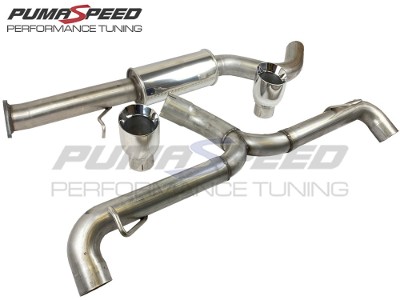 Pumaspeed Racing Toyota GR Yaris GPF-Back Resonated Race Exhaust System