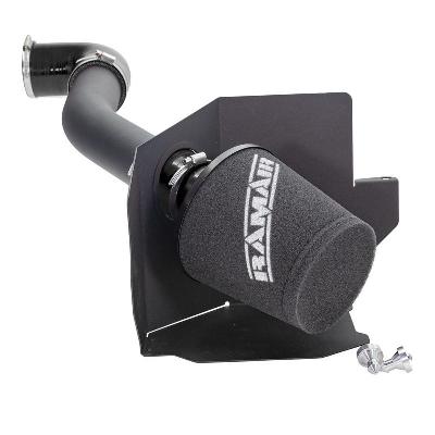 Ramair Air Filter Intake Kit & Crossover Pipe for Fiesta MK8 1.0 Ecoboost - Black Hoses