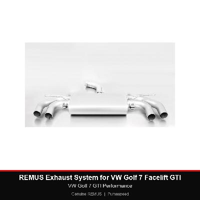 REMUS Exhaust System - VW Golf 7 GTI Performance - Sport silencer