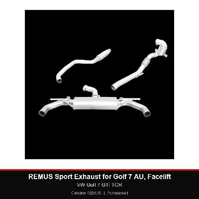 REMUS Sport Exhaust - VW Golf 7 GTI TCR - Axle-back kit