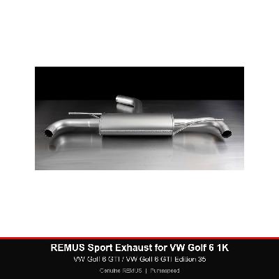 REMUS Sport Exhaust - VW Golf 6 GTI / VW Golf 6 GTI Edition 35 - Sport silencer