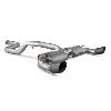 Scorpion Focus RS Mk2 2009 Non-resonated cat-back system - Black ceramic twin 114mm Daytona trims
