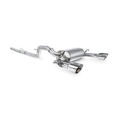 Scorpion Focus RS Mk3 2.3T Cat-back system with electronic valve (Focus MK3 RS Non GPF Model Only)