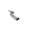 Scorpion M3/M4 (S55) Secondary high flow sports catalyst section