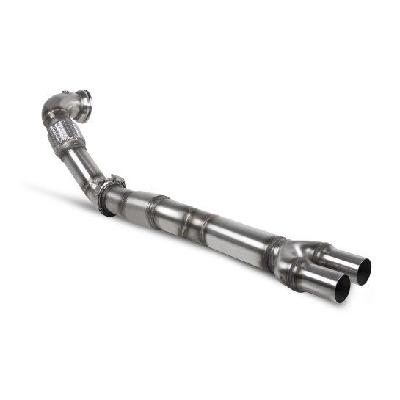 Scorpion RS3 8P / TTRS Mk2 Downpipe with a high flow sports catalyst