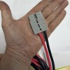 Anderson-style 4 m Extension Lead - 50 amp plug held in the palm of a hand to show its size