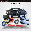 Titan Power TSR-9000 9000lb 12v Electric Winch - Black Body, Black Synthetic Rope - what is in the box