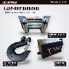Titan Power TSR-9000 9000lb 12v Electric Winch - Black Body, Steel Cable - heavy-duty hardware