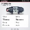 Titan Power TSR-9000 9000lb 12v Electric Winch - Black Body, Steel Cable - specification