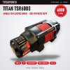 Titan TSR 6000 Electric Winch, Red Synthetic Rope - front view
