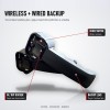Titan Power TSR 9000 Electric Winch, Red Synthetic Rope, Black Body - wireless and wired backup