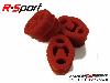*TPS10* R-Sport Red Uprated Silicone Exhaust Mount Set