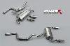 Turbo-back excluding Hi-Flow Sports Cat with Dual DTM tailpipe (SSXFD087)