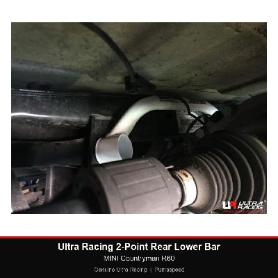 Ultra Racing 2-Point Rear Lower Bar - MINI Countryman R60