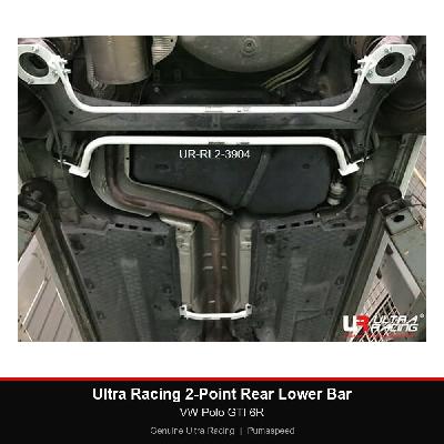 Ultra Racing 2-Point Rear Lower Bar - VW Polo GTI 6R