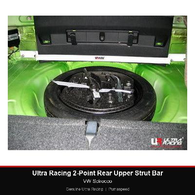 Ultra Racing 2-Point Rear Upper Strut Bar - VW Scirocco