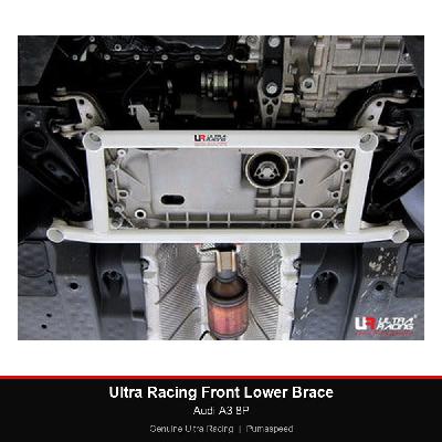 Ultra Racing Front Lower Brace - Audi A3 8P
