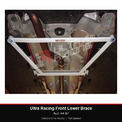 Ultra Racing Front Lower Brace - Audi A4 B7