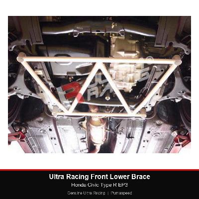 Ultra Racing Front Lower Brace - Honda Civic Type R EP3