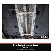 Ultra Racing Mid Lower Brace - Audi A3 8P