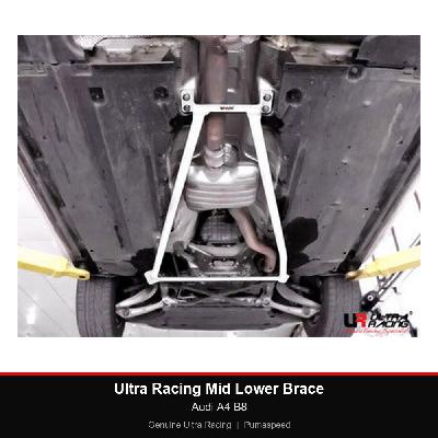 Ultra Racing Mid Lower Brace - Audi A4 B8