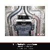 Ultra Racing Mid Lower Brace - Mercedes C63 AMG W204