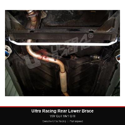 Ultra Racing Rear Lower Brace - VW Golf Mk1 GTI