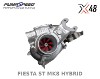 X48 Fiesta ST Mk8 Hybrid turbocharger with red 8 blade billet compressor wheel